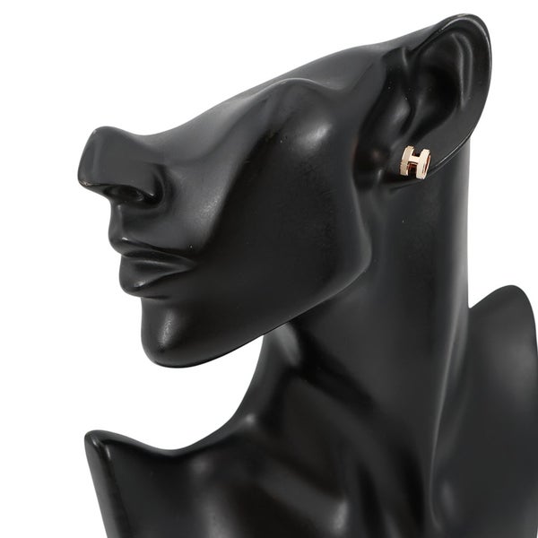 エルメス ピアス ミニ・ポップアッシュ ロカバール システム/ピンクゴールド金具 HERMES アクセサリー