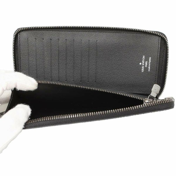 ルイヴィトン 長財布 モノグラム・エクリプス ジッピーウォレット・ヴェルティカル M62295 黒 ブラック