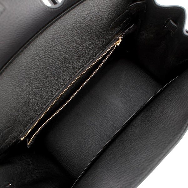 エルメス バーキン30 ブラック/ゴールド金具 トゴ G刻印 HERMES Birkin ハンドバッグ 黒