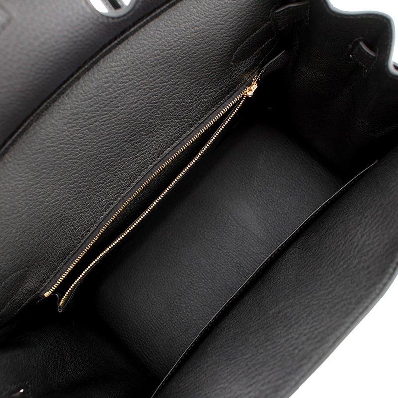 エルメス バーキン30 ブラック/ゴールド金具 トゴ G刻印 HERMES Birkin ハンドバッグ 黒