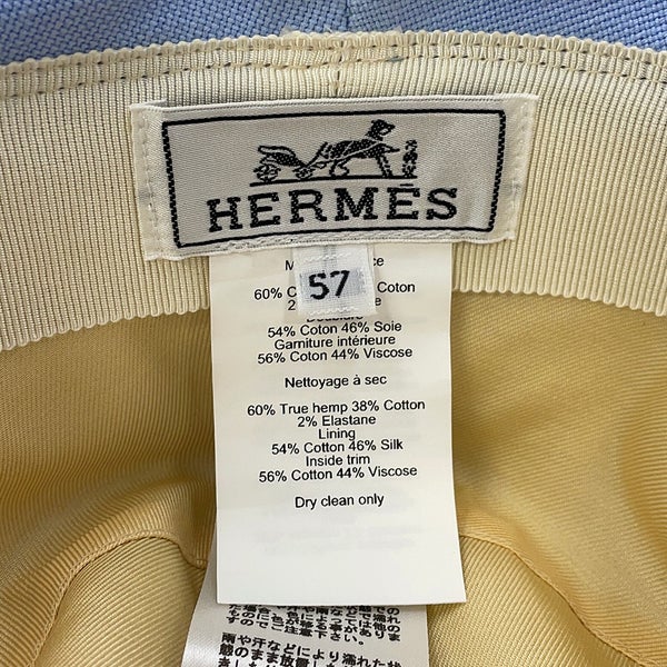 エルメス ハット ガエル サイズ57 HERMES 帽子