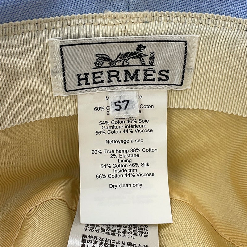 エルメス ハット ガエル サイズ57 HERMES 帽子