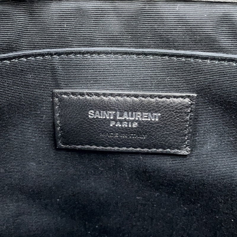サンローランパリ クラッチバッグ リヴゴーシュ レザー 581369 SAINT LAURENT PARIS 黒