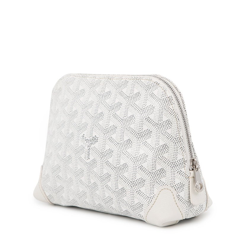 ゴヤール ポーチ ヴァンドーム コスメティックポーチ VENDOTPMLTY50CL50P GOYARD 小物入れ 化粧ポーチ 白