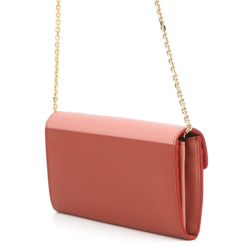 フェンディ チェーンウォレット FFダイヤモンド バイカラー レザー 8M0365 FENDI 財布