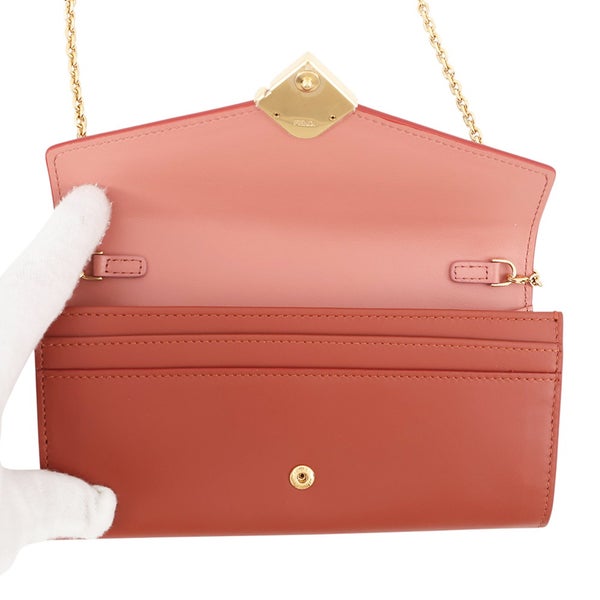 フェンディ チェーンウォレット FFダイヤモンド バイカラー レザー 8M0365 FENDI 財布