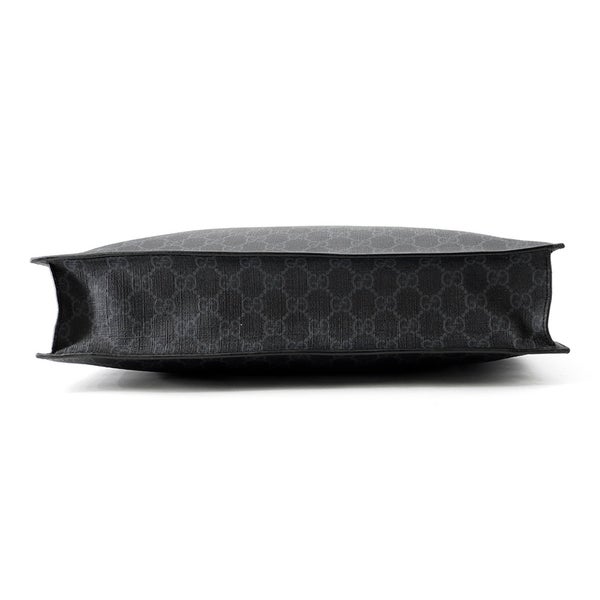 グッチ トートバッグ GGスプリーム/レザー 495559 GUCCI 2wayショルダーバッグ 黒