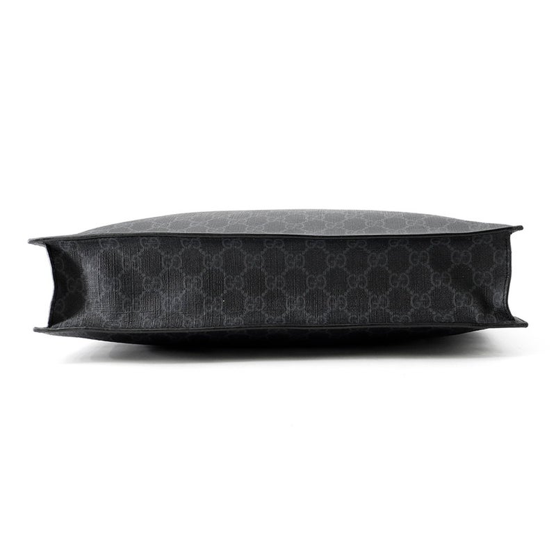 グッチ トートバッグ GGスプリーム/レザー 495559 GUCCI 2wayショルダーバッグ 黒