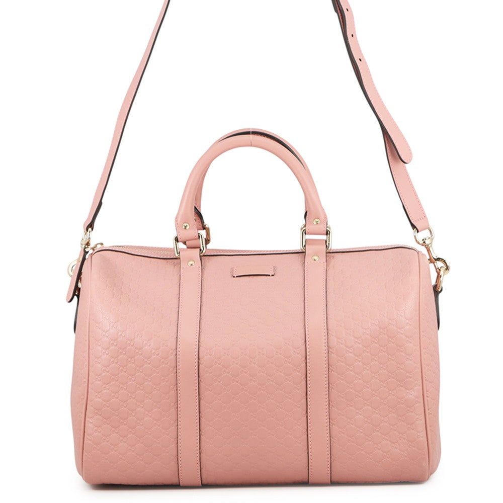 【希少！】GUCCI　グッチ　オールレザー　2wayボストンバッグ　旅行鞄　大型 グッチ ボストンバッグ マイクログッチシマ レザー 449646 GUCCI 2way