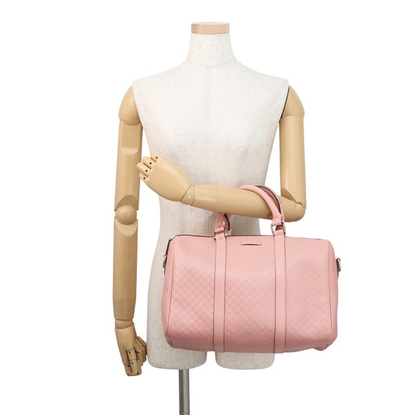 グッチ ボストンバッグ マイクログッチシマ レザー 449646 GUCCI 2wayショルダーバッグ