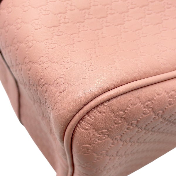 グッチ ボストンバッグ マイクログッチシマ レザー 449646 GUCCI 2wayショルダーバッグ