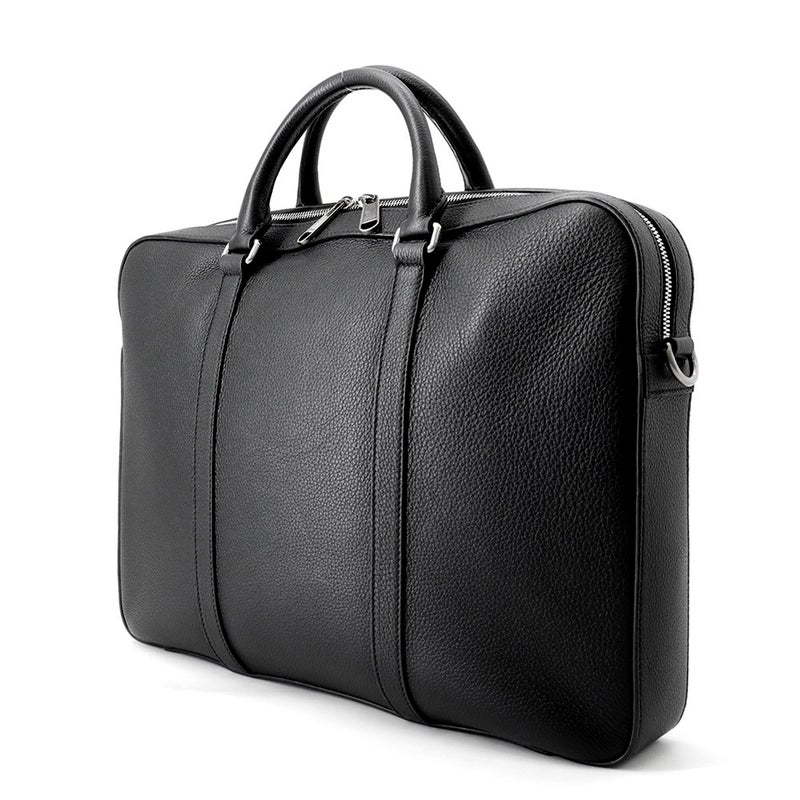 グッチ ビジネスバッグ エンボスロゴ ブリーフケース レザー 674174 GUCCI ハンドバッグ 黒