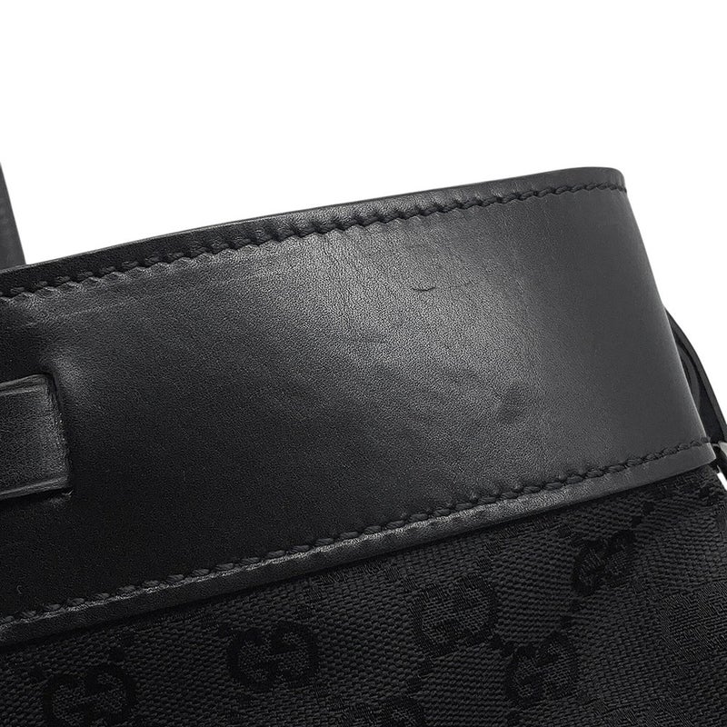 グッチ トートバッグ GGキャンバス/レザー 106251 GUCCI バッグ 黒