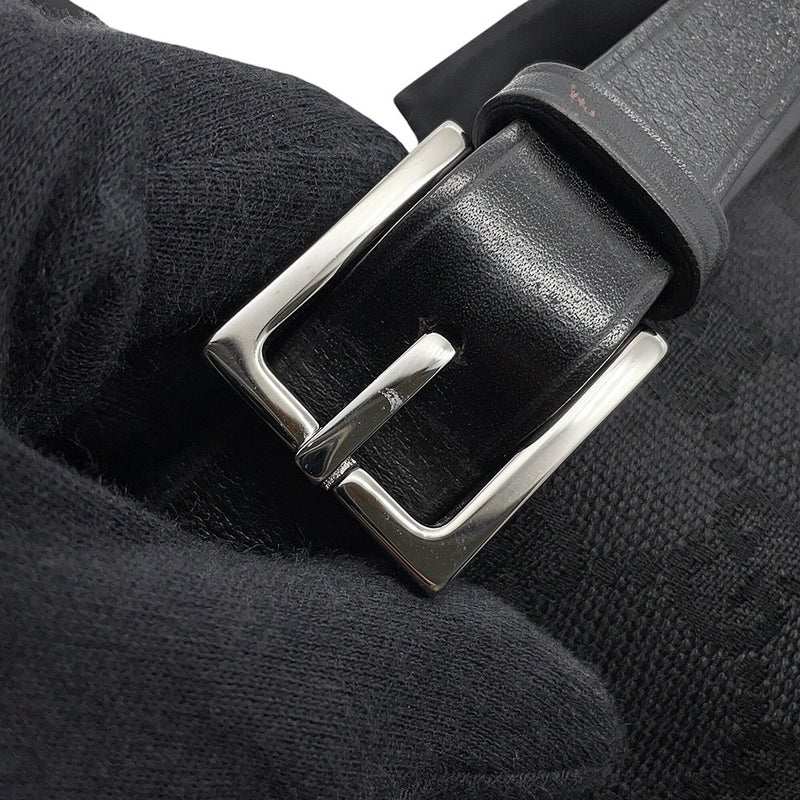 グッチ トートバッグ GGキャンバス/レザー 106251 GUCCI バッグ 黒