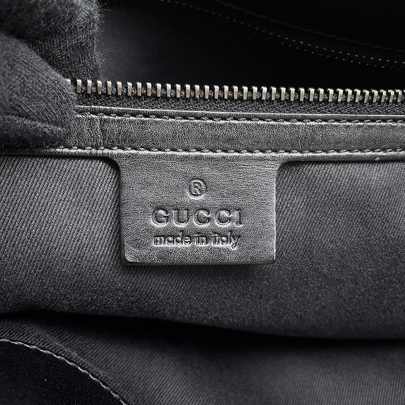 グッチ トートバッグ GGキャンバス/レザー 106251 GUCCI バッグ 黒