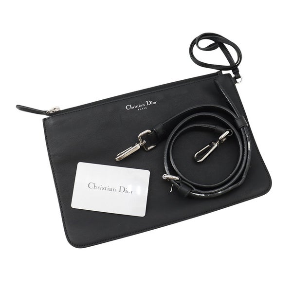 クリスチャン・ディオール ハンドバッグ ディオリッシモ ラージ レザー M0901PVPU Christian Dior 2way 黒