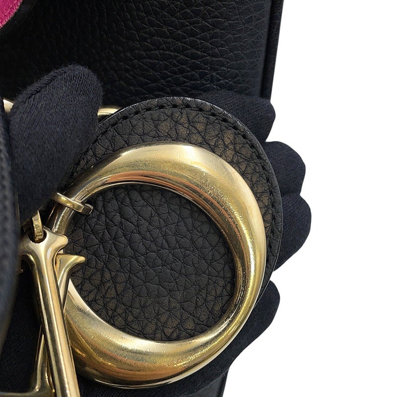 クリスチャン・ディオール ハンドバッグ ディオリッシモ レザー Christian Dior 2way 黒
