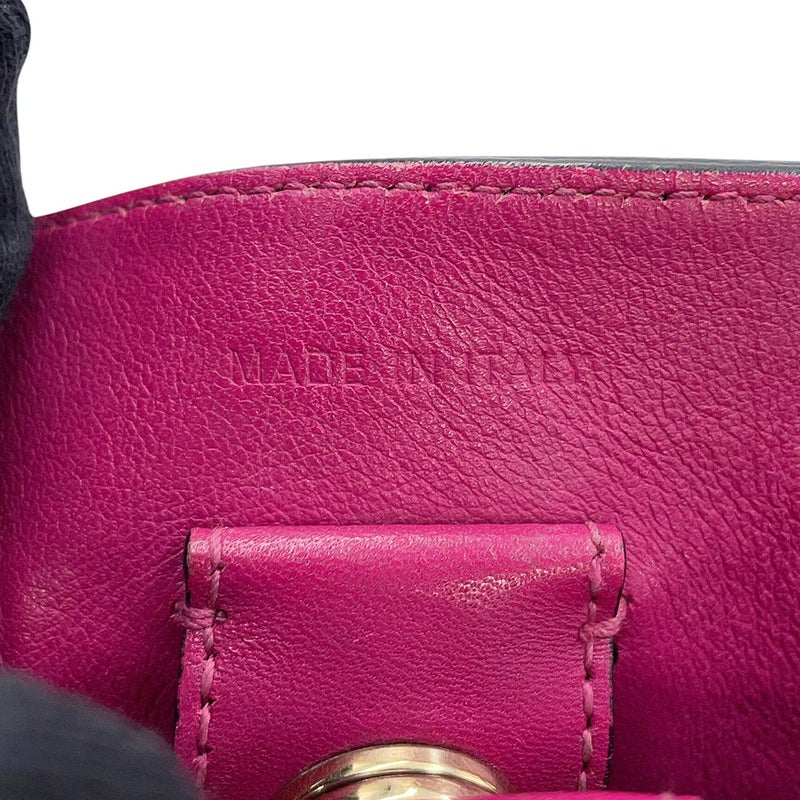 クリスチャン・ディオール ハンドバッグ ディオリッシモ レザー Christian Dior 2way 黒