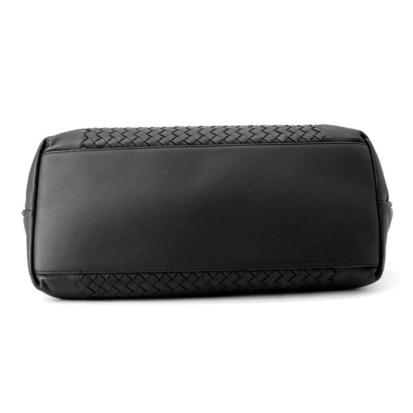 ボッテガヴェネタ トートバッグ イントレチャート レザー 428331 BOTTEGA VENETA 黒