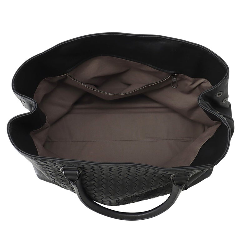ボッテガヴェネタ トートバッグ イントレチャート レザー 428331 BOTTEGA VENETA 黒