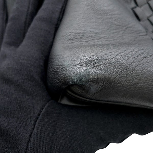 ボッテガヴェネタ トートバッグ イントレチャート レザー 428331 BOTTEGA VENETA 黒