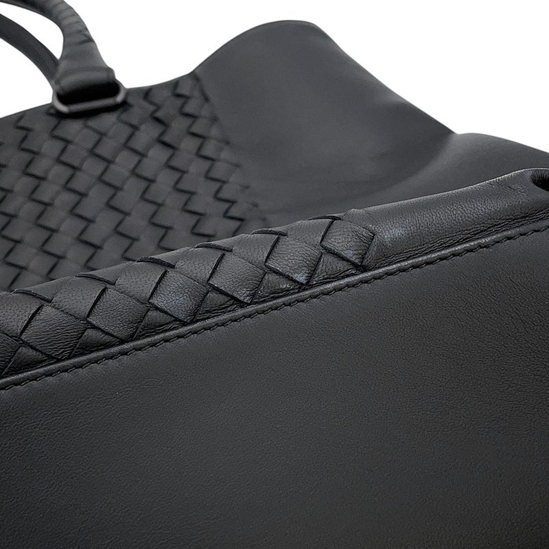 ボッテガヴェネタ トートバッグ イントレチャート レザー 428331 BOTTEGA VENETA 黒