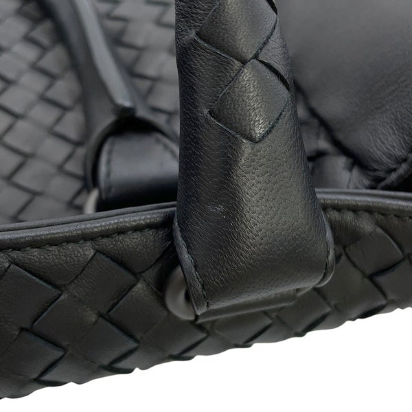 ボッテガヴェネタ トートバッグ イントレチャート レザー 428331 BOTTEGA VENETA 黒