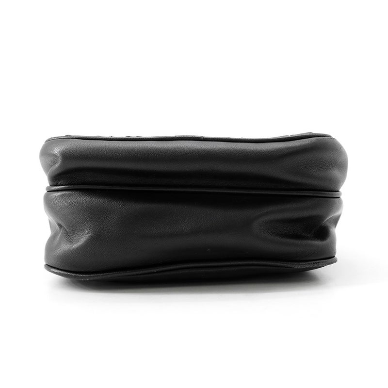 ボッテガヴェネタ ショルダーバッグ イントレチャート レザー BOTTEGA VENETA 黒