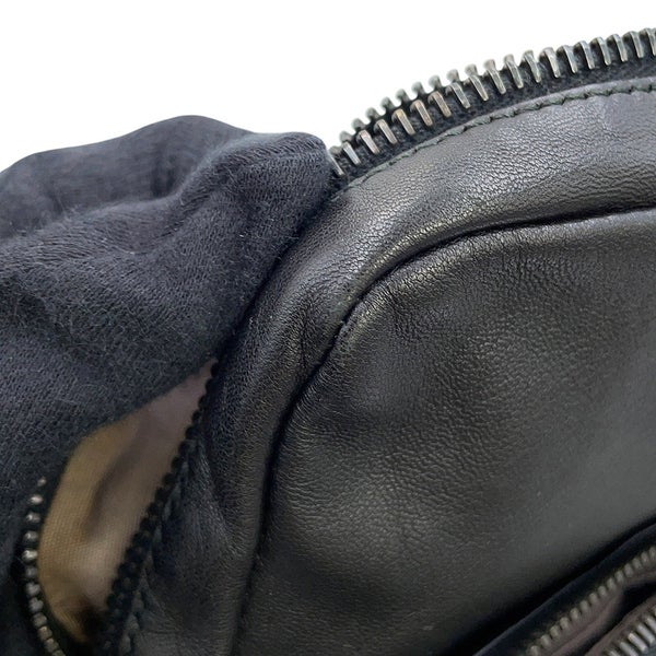 ボッテガヴェネタ ショルダーバッグ イントレチャート レザー BOTTEGA VENETA 黒