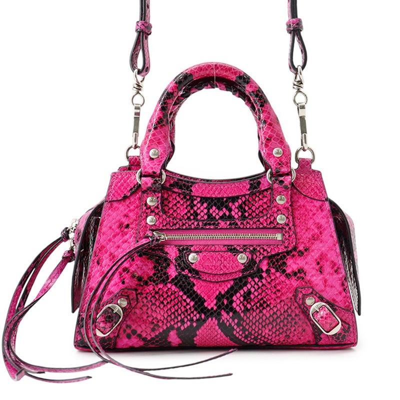 バレンシアガ ハンドバッグ ネオクラシック シティ ミニ パイソン 638524 BALENCIAGA 2wayショルダーバッグ