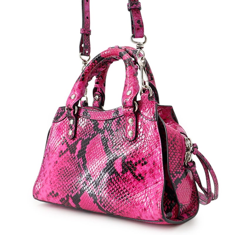 バレンシアガ ハンドバッグ ネオクラシック シティ ミニ パイソン 638524 BALENCIAGA 2wayショルダーバッグ
