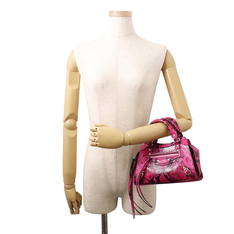バレンシアガ ハンドバッグ ネオクラシック シティ ミニ パイソン 638524 BALENCIAGA 2wayショルダーバッグ