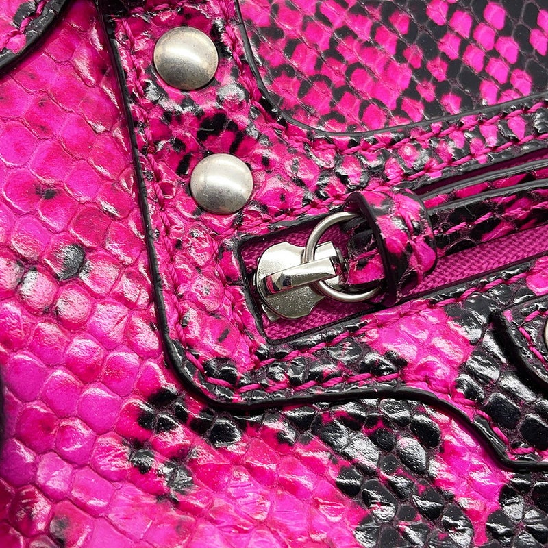 バレンシアガ ハンドバッグ ネオクラシック シティ ミニ パイソン 638524 BALENCIAGA 2wayショルダーバッグ
