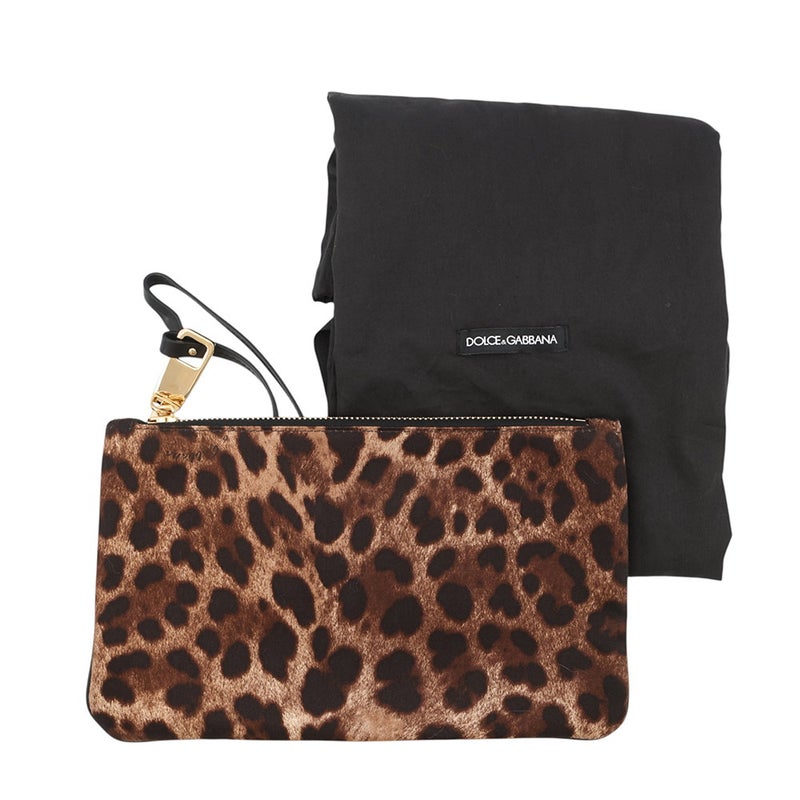 ドルチェ&ガッバーナ トートバッグ FEFE ショッピングバッグ ミディアム レザー DOLCE&GABBANA 黒