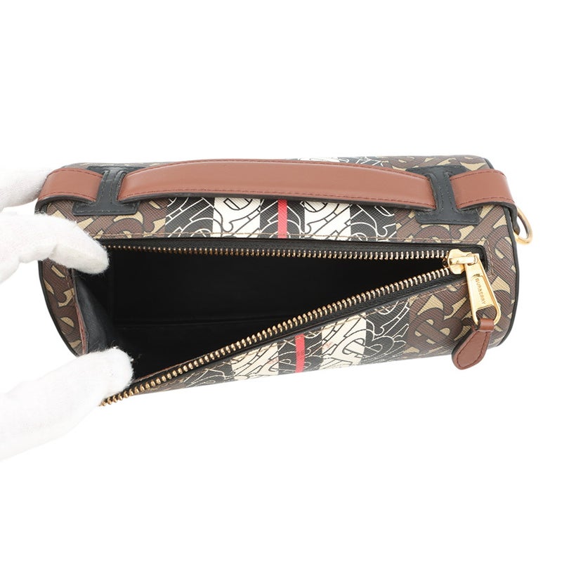 バーバリー ショルダーバッグ TBモノグラム ストライプ PVC レザー 8020170 BURBERRY