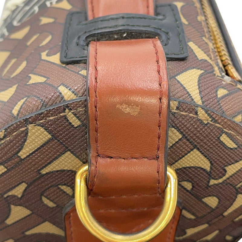 バーバリー ショルダーバッグ TBモノグラム ストライプ PVC レザー 8020170 BURBERRY