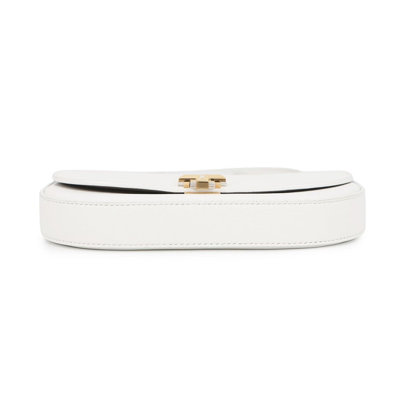ティファニー ショルダーバッグ Tデコ レザー Tiffany&Co. 白