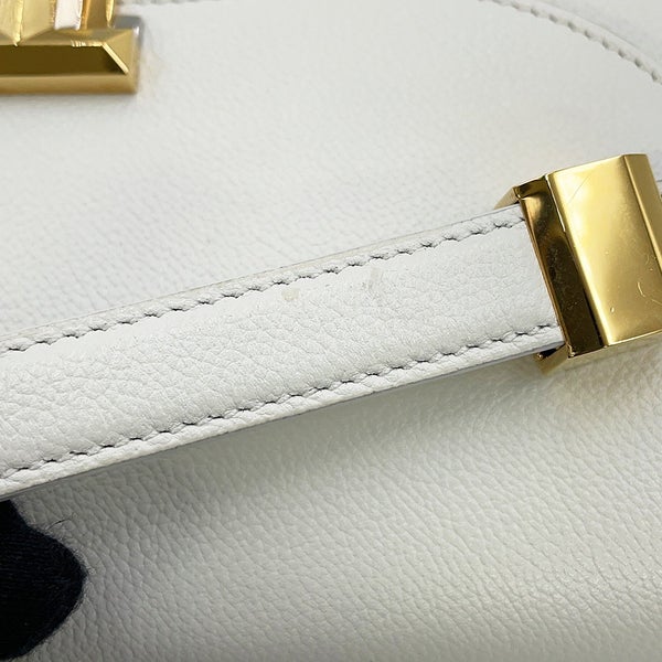 ティファニー ショルダーバッグ Tデコ レザー Tiffany&Co. 白