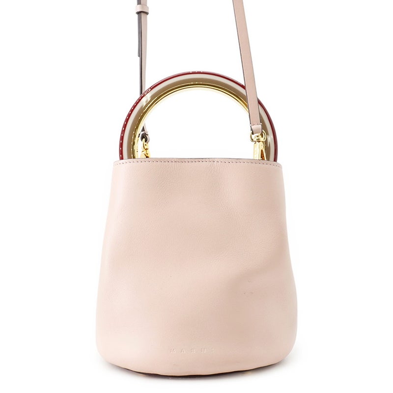マルニ ハンドバッグ バニエ レザー SCMPU09TY3 MARNI 2way