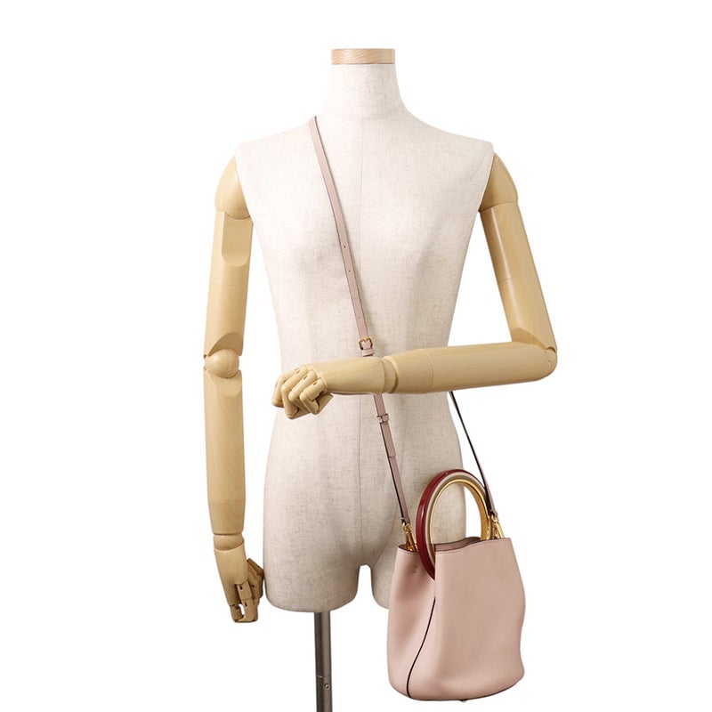 マルニ ハンドバッグ バニエ レザー SCMPU09TY3 MARNI 2way