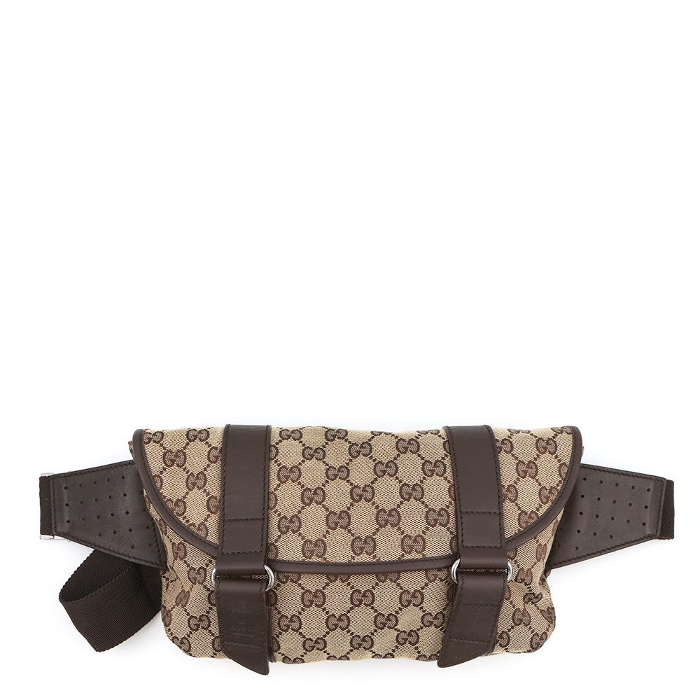 グッチ ボディバッグ GGキャンバス/レザー 145851 GUCCI ウエスト