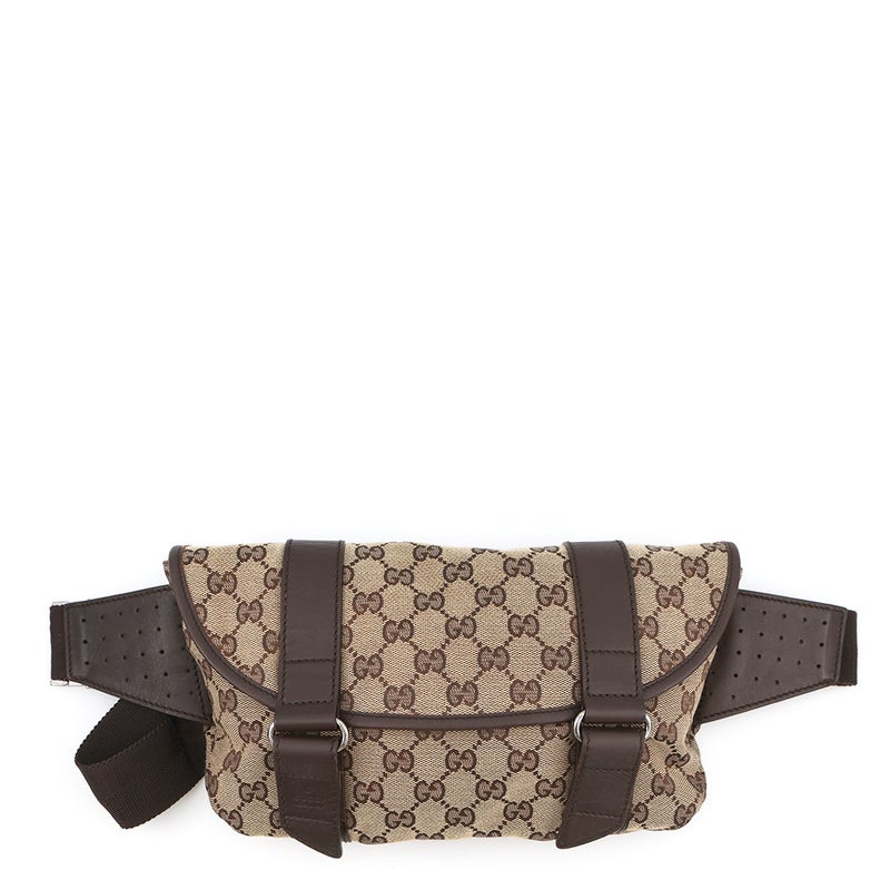 グッチ ボディバッグ GGキャンバス/レザー 145851 GUCCI ウエストバッグ