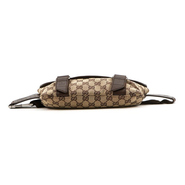 グッチ ボディバッグ GGキャンバス/レザー 145851 GUCCI ウエストバッグ