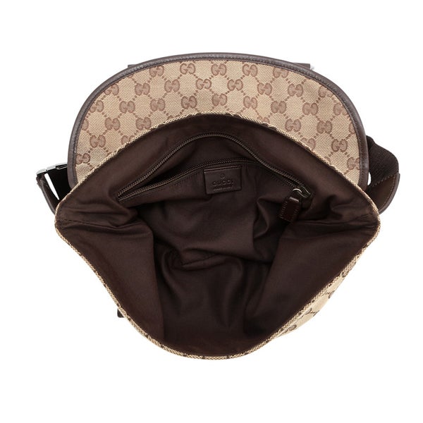 グッチ ボディバッグ GGキャンバス/レザー 145851 GUCCI ウエストバッグ