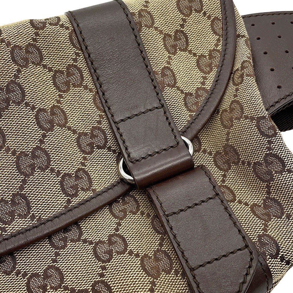 グッチ ボディバッグ GGキャンバス/レザー 145851 GUCCI ウエスト