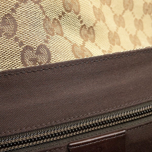 グッチ ボディバッグ GGキャンバス/レザー 145851 GUCCI ウエストバッグ