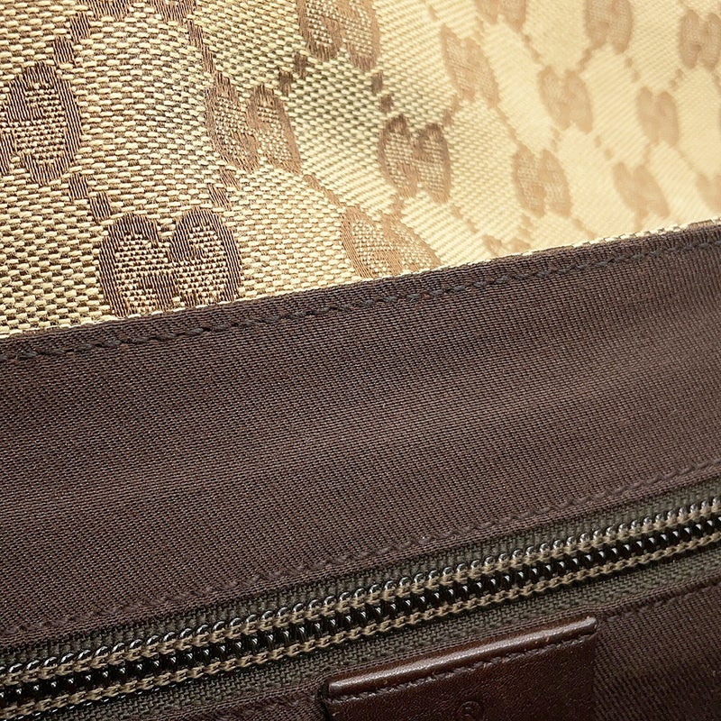グッチ ボディバッグ GGキャンバス/レザー 145851 GUCCI ウエストバッグ