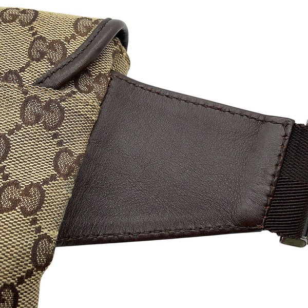 グッチ ボディバッグ GGキャンバス/レザー 145851 GUCCI ウエストバッグ