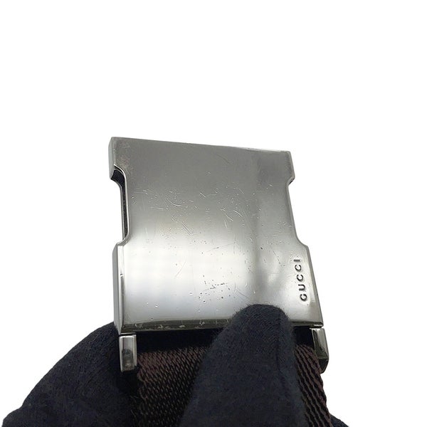 グッチ ボディバッグ GGキャンバス/レザー 145851 GUCCI ウエストバッグ