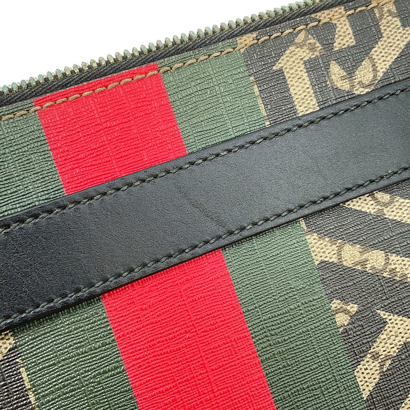 グッチ ショルダーバッグ GGカレイド/レザー シェリー ビー 450953 GUCCI 黒